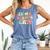 Groovy In My Reading Era Read Book Reader Reading Comfort Colors Tank Top Blue Jean