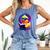 Humor Rubber Duck Reading Book Comfort Colors Tank Top Blue Jean