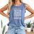 Never Judge a Book By Its Cover Comfort Colors Tank Top Blue Jean