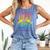 JUST ONE MORE CHAPTER Fun Reading Book Lover Comfort Colors Tank Top Blue Jean
