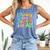 Literacy And Justice For All Protect Banned Books Library Comfort Colors Tank Top Blue Jean