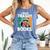 Raccoon Smutty Book Lover Spicy Romance Novels Women's Comfort Colors Tank Top Blue Jean
