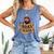 Read Book Reader Library Reading Librarian Pirate Bookworm Comfort Colors Tank Top Blue Jean