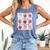 Reading Is My Jam Preppy Stawberry Bookworm Book Lover Nerd Comfort Colors Tank Top Blue Jean