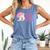 Rowdy 'Bout Books Cowboy Lovers Comfort Colors Tank Top Blue Jean