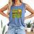 Softball Just A Girl Comic Book Style Graphic For Teens Comfort Colors Tank Top Blue Jean