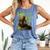 Star Wars The Book Of Boba Fett Neon Boba Fett Lives Poster Comfort Colors Tank Top Blue Jean