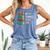 My Summer Is All Booked Book Reading Book Lover Comfort Colors Tank Top Blue Jean