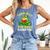 Toad-Ally 100 Days Smarter Frog Reading Book 100 School Day Comfort Colors Tank Top Blue Jean