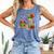 Turkey Reading Books Fall Librarian Book Lover Teacher Kids Comfort Colors Tank Top Blue Jean