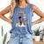 Women's Education Is Freedom Teacher Books Black History Month Comfort Colors Tank Top Blue Jean