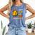 Women's Girls Softball Play Like A Girl Comic Book Pop Art Comfort Colors Tank Top Blue Jean