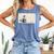 Work Is For Suckers I’m Goin’ Fishin’ Twain Sawyer Book Day Comfort Colors Tank Top Blue Jean