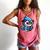 Adorable Book Lover Blue Jay With Reading Glasses Cute Raglan Baseball Tee Comfort Colors Tank Top Watermelon