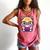 Adorable Book Lover Persian Cat With Reading Glasses Cute Comfort Colors Tank Top Watermelon