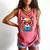 Adorable Book Lover Quokka With Reading Glasses Cute Comfort Colors Tank Top Watermelon