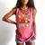 Back To School Checkered Book Pencil Groovy Teacher Student Comfort Colors Tank Top Watermelon