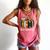 Boo-Kmarked Fall Pumpkin Books Halloween Teacher Teaching Comfort Colors Tank Top Watermelon