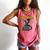 Book Dragon Mark Minson's Books Comfort Colors Tank Top Watermelon