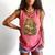 Book Dragon Reading Books Bookworm Fantasy Comfort Colors Tank Top Watermelon