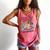 Book Girl Summer Beach Vacation Book Lover Comfort Colors Tank Top Watermelon