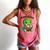 Book Lover Reading Dinosaur Readosaurus Library Comfort Colors Tank Top Watermelon