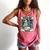 Book Lover Skeleton Reading Love Books Not People Comfort Colors Tank Top Watermelon