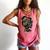 Book Reading Bookworm Book Lover Women Kids Girls Librarian Comfort Colors Tank Top Watermelon