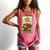 Book Reading Tarot Card The Reader Comfort Colors Tank Top Watermelon