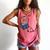 Book Worm Pun Read Reading Librarian America Men Women Kids Comfort Colors Tank Top Watermelon
