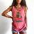 All Booked For Christmas Librarian Reader Xmas Pajama Comfort Colors Tank Top Watermelon
