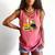 Bookish Cat Lover Cute Reading Squad Books & Kittens Love Comfort Colors Tank Top Watermelon