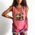Coffee And Book Reading Accessories For Book Lovers Gnome Comfort Colors Tank Top Watermelon