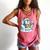 Cute Christmas Penguin Reading Book Cozy Winter Holiday Art Comfort Colors Tank Top Watermelon