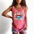 Cute Christmas A Penguin Reading Book Snowflake Hot Teacher Comfort Colors Tank Top Watermelon