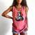 Cute Dog Basset Hound Reading Book Comfort Colors Tank Top Watermelon