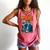 Dead Roast Coffee Comic Book Cover Style Skeleton Barista Comfort Colors Tank Top Watermelon