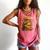 Dream Like Martin Floral Book History Month Women Men Comfort Colors Tank Top Watermelon