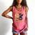 Easily Distracted By Books & Dragons Librarian Book Lover Comfort Colors Tank Top Watermelon