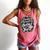 Easily Distracted By Yarn And Books Comfort Colors Tank Top Watermelon
