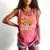 Fall In Love With Reading Thanksgiving Pumpkin Book Lover Comfort Colors Tank Top Watermelon