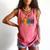 Floral Flower Book Equality Human Rights Women's Rights Comfort Colors Tank Top Watermelon