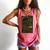 Geometric History Educated Women Teacher Book Melanin Comfort Colors Tank Top Watermelon