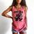 Good Girls Read Spicy Skeleton Book Club Comfort Colors Tank Top Watermelon