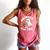 Haunted By My TBR Cute Ghost Book Reading Teacher Halloween Comfort Colors Tank Top Watermelon
