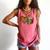 Love Reading Book Librarian Across America Men Women Kids Comfort Colors Tank Top Watermelon