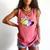 Non-Binary Book Lover Nonbinary Daisy LGBT Reading Pride Comfort Colors Tank Top Watermelon