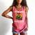 Owl I'm Retired Reading Books Is My Job Comfort Colors Tank Top Watermelon