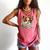 Papillon Books Reading Dog Breed Graphic For Men Women Kids Comfort Colors Tank Top Watermelon