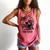 Raccoon Reading Books Summer Humor Trash Reader Comfort Colors Tank Top Watermelon